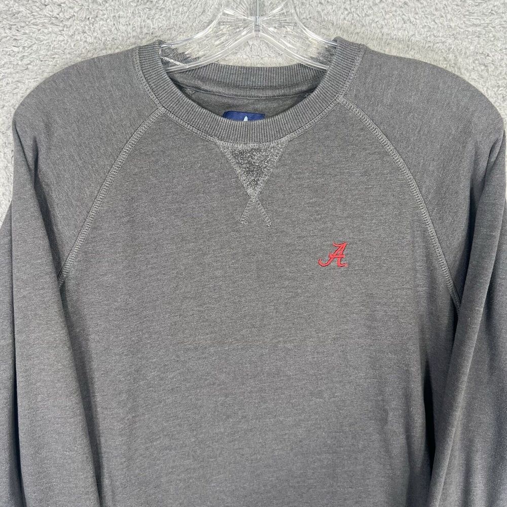 johnnie-O Gray Sweatshirt with Red Logo